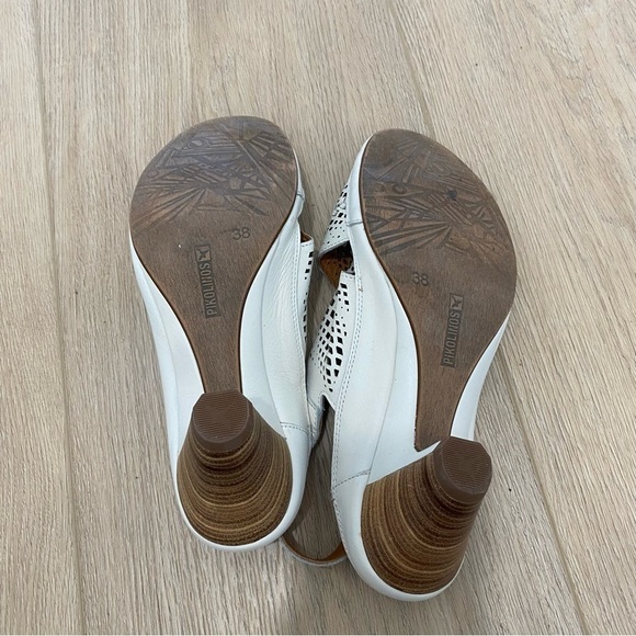 Pikolinos Womens Margarita White Slingbacks EUR 38 Medium (B, M) - Picture 5 of 6